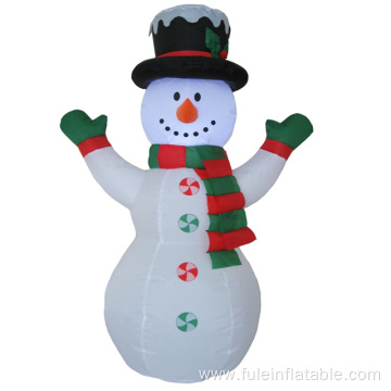 Inflatable Snowman for Christmas Decoration